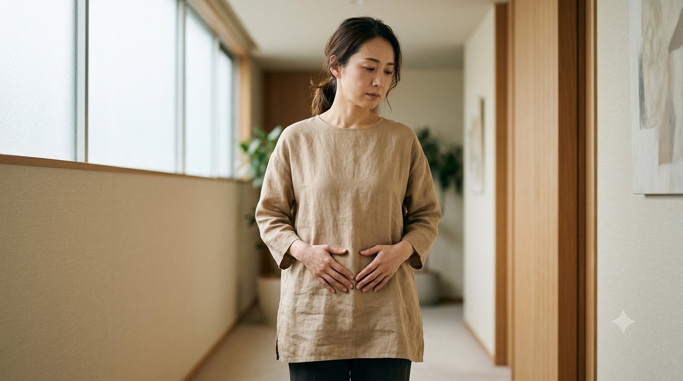 尿漏れに悩む女性